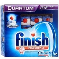 Таблетки за съдомиялна машина Finish Quantum max 60бр.